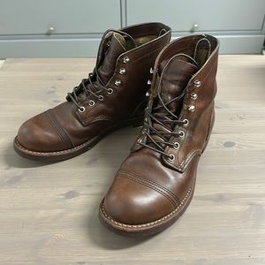 Red Wing Iron Ranger (Style 8111) 6-inch Men's Boots in Amber Harness Leather